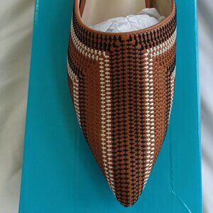 Bellini Festive Mule, 9M, Tan/Black